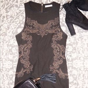 Vintage styled black formal dress